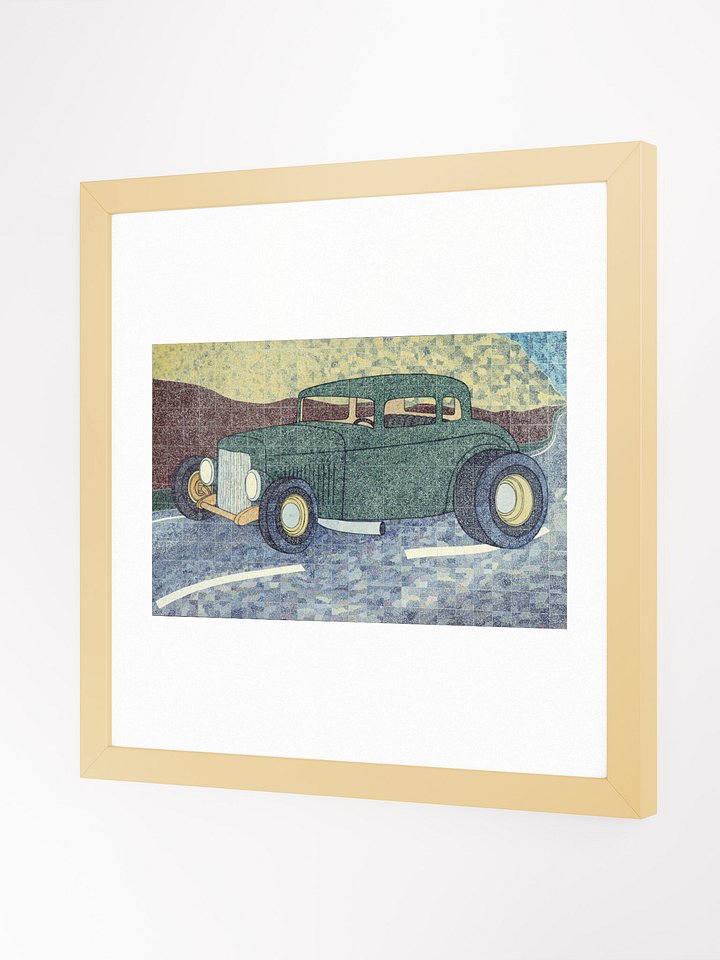 Green Hotrod (2002) print framed product image (2)