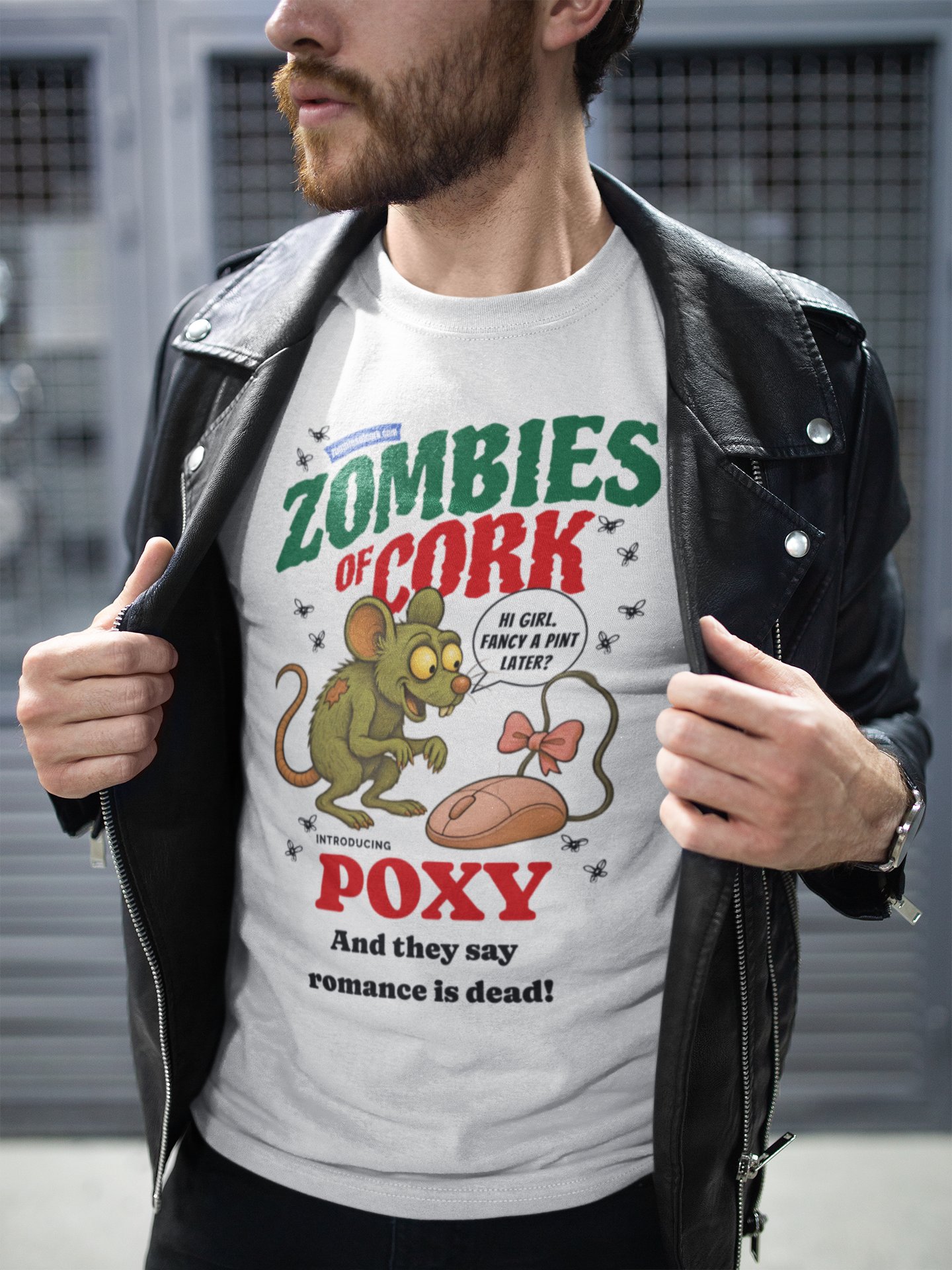 Zombies of Cork - Poxy Pops the Question T-Shirt product image (2)