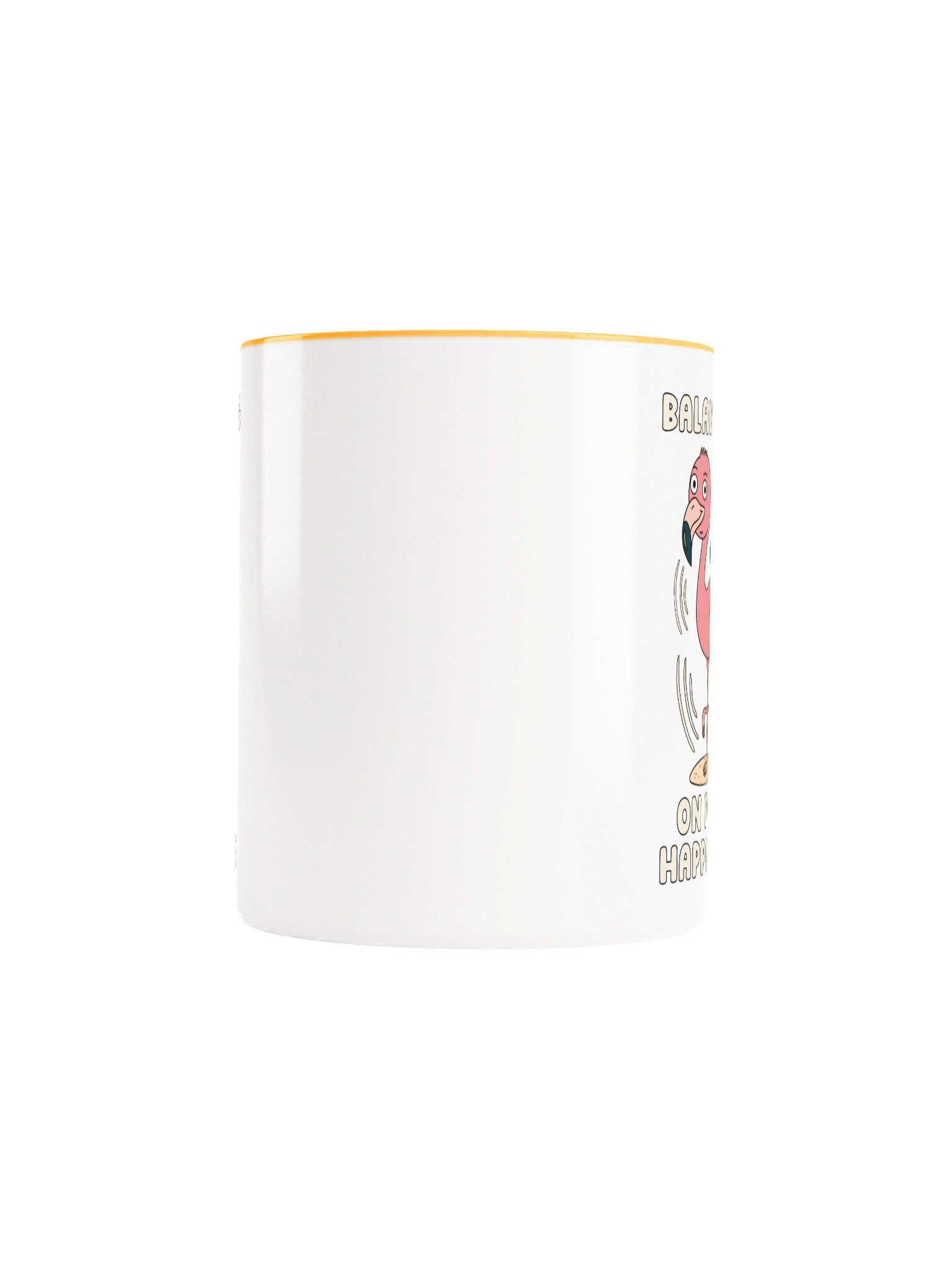 Balancing On Pure Happiness Cute Silly Funny Flamingo Mug product image (5)