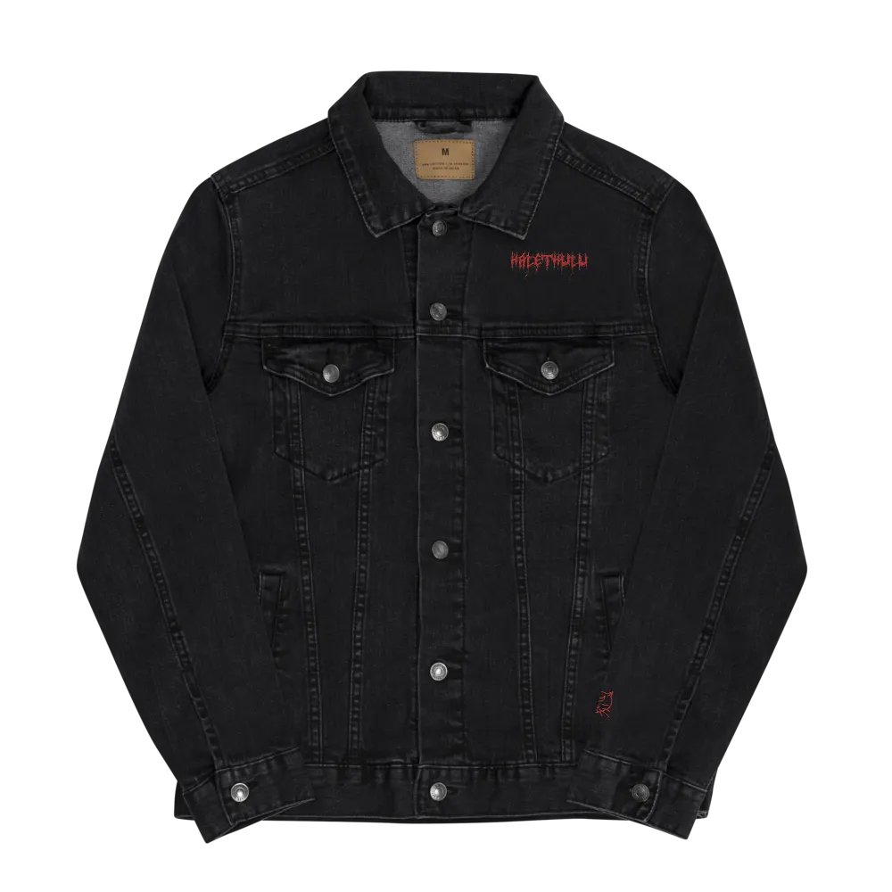 Halethulu Logo Denim Jacket product image (5)