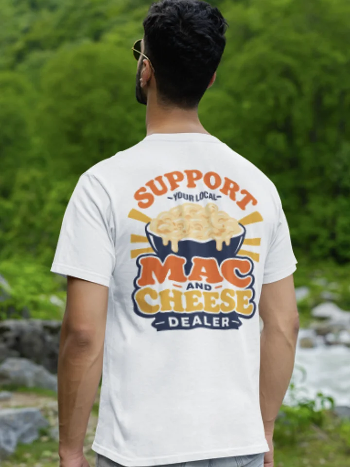 Mac and Cheese T-Shirt-Support Your Local Mac and Cheese Dealer product image (2)