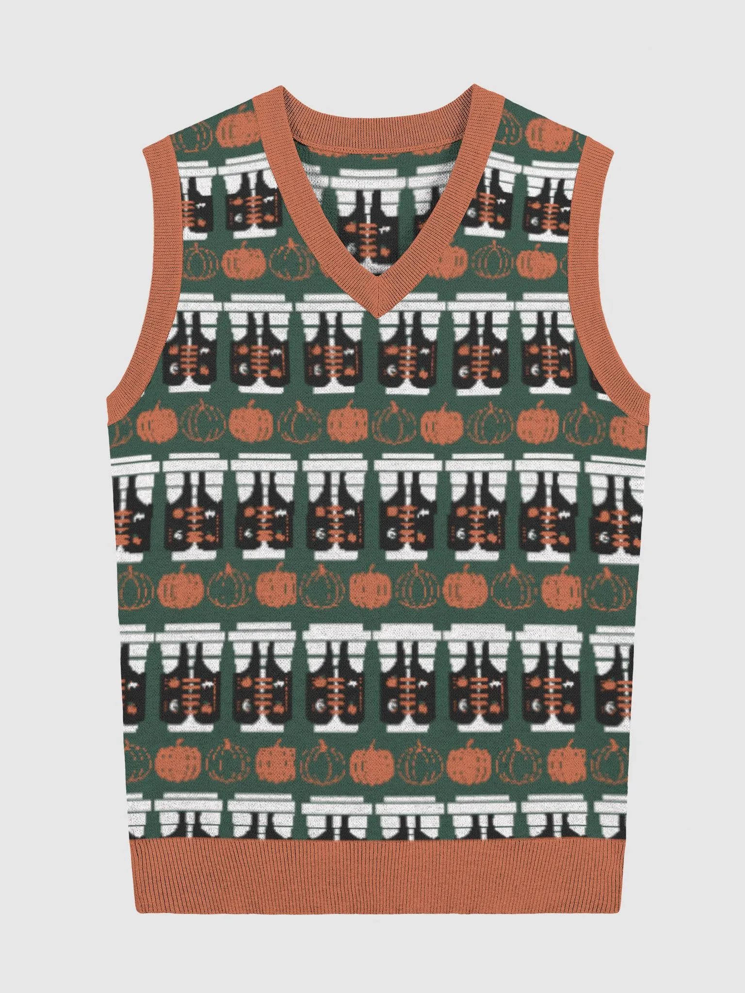 Pumpkin Spice Pattern Vest product image (1)