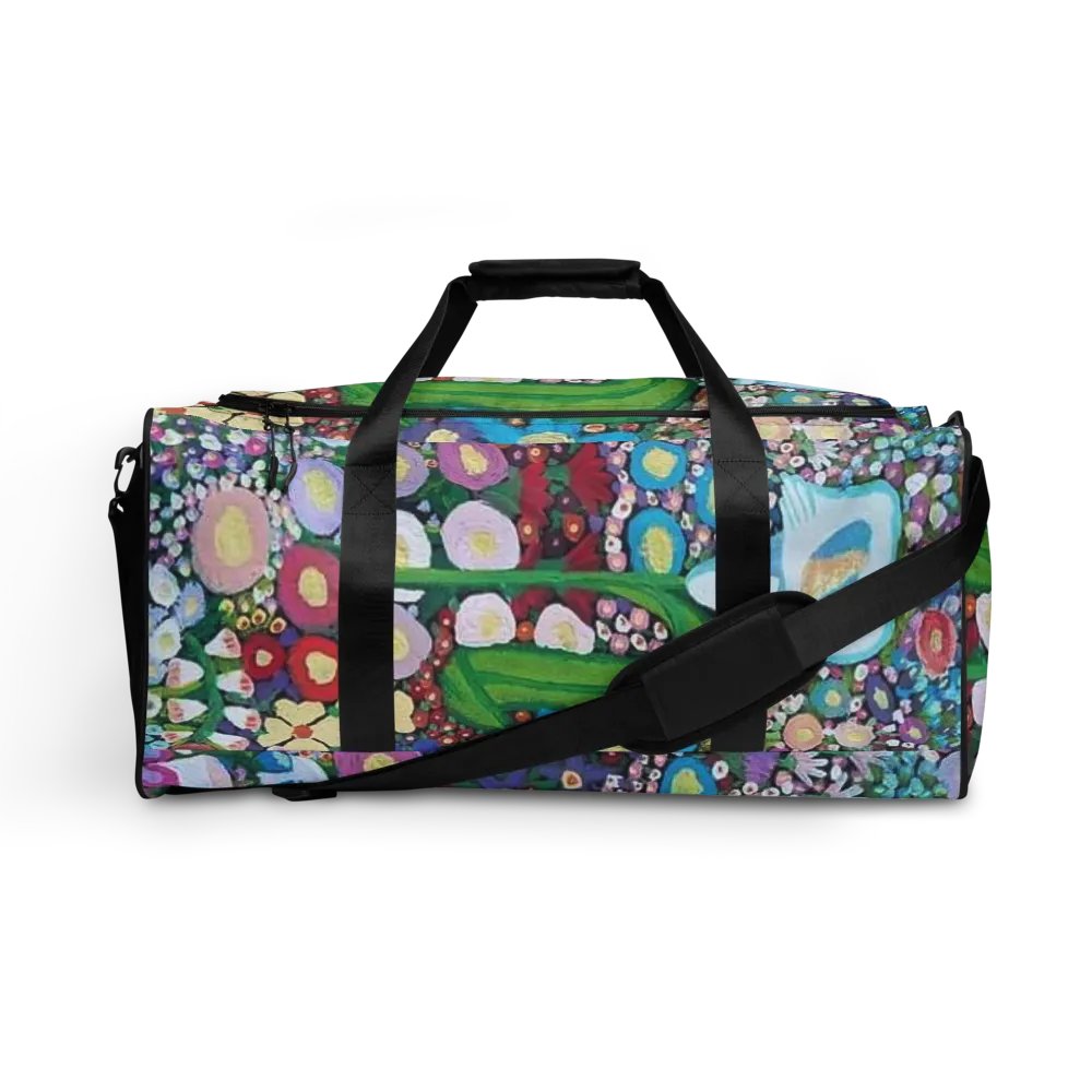 Whimsical flower Duffle Bag product image (1)