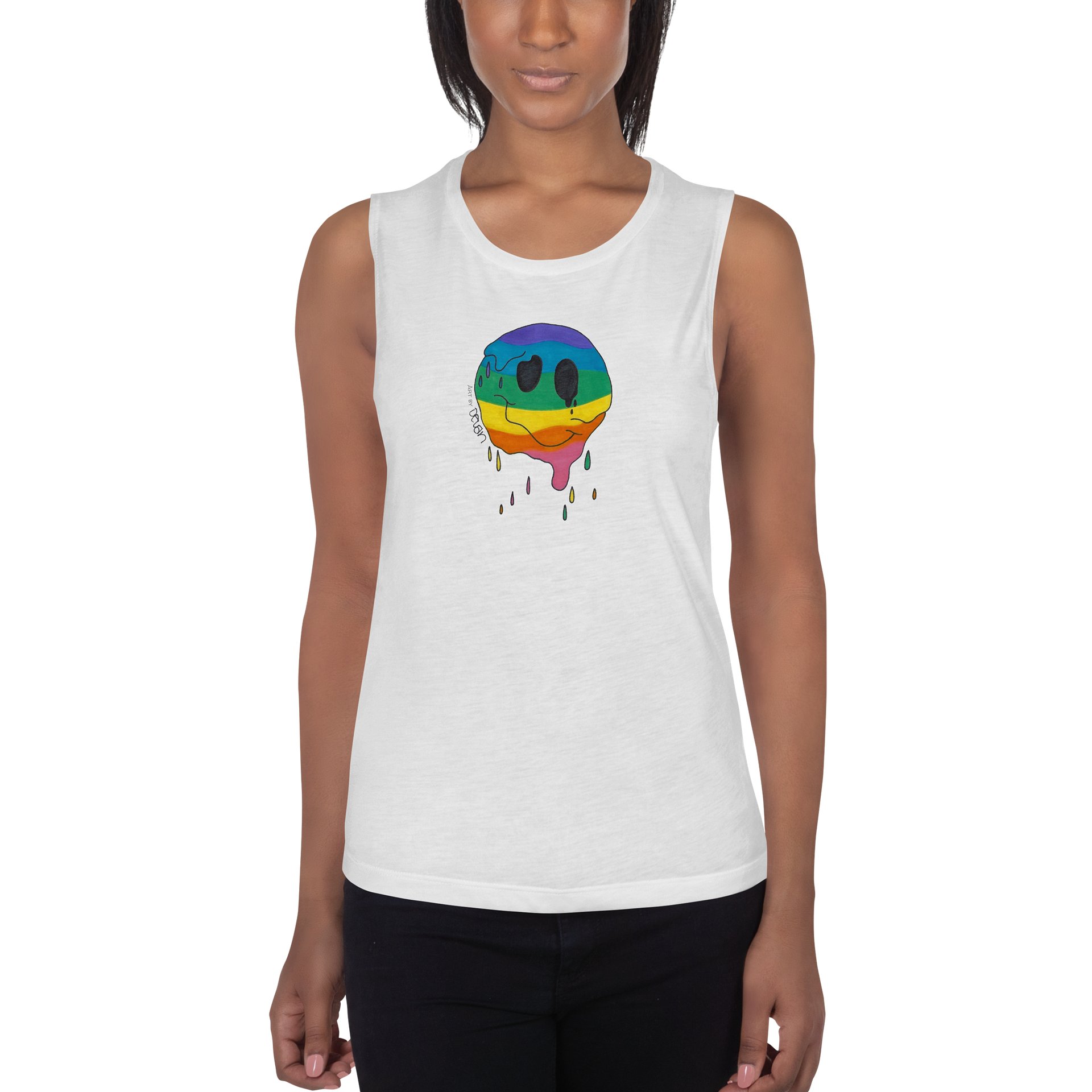 Melted Smiley Tank Top product image (1)