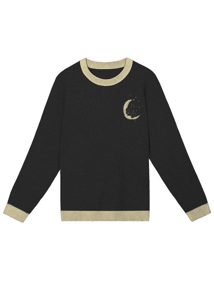 Sleepy Moon Knitted Crewneck Sweater Classic Fit product image (5)