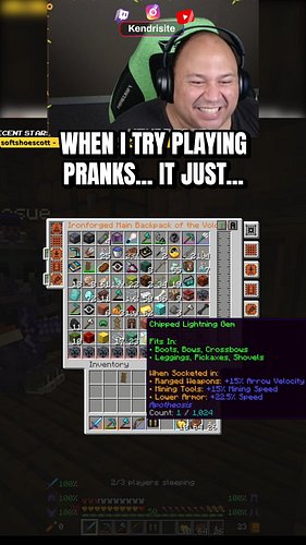 When you try pulling pranks in modded #clips #shorts #reels #minecraft #minecraftmemes