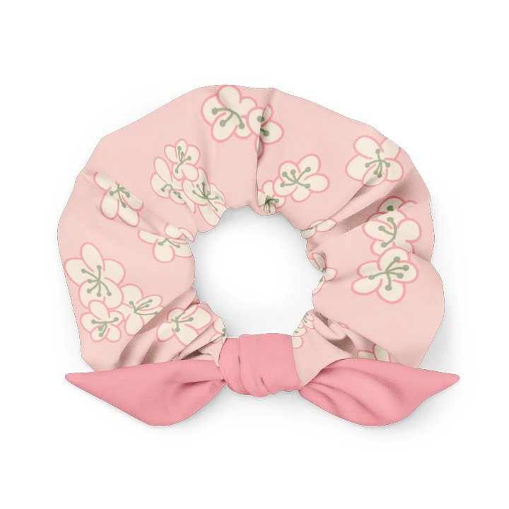 apple blossom scrunchie product image (1)
