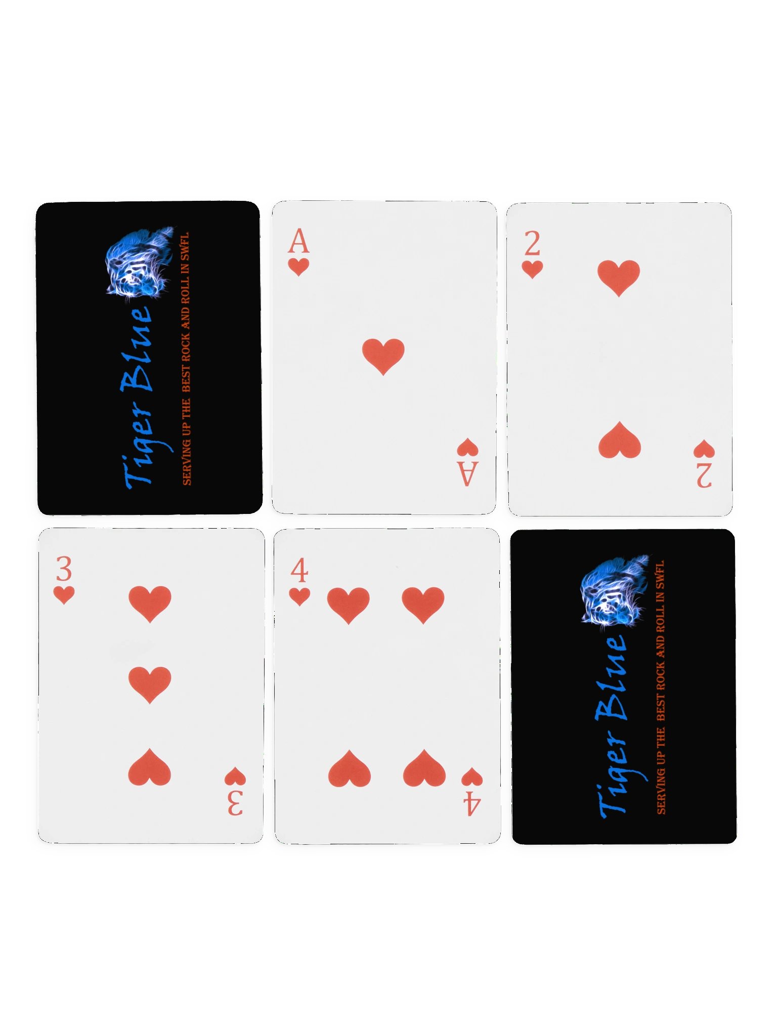 TIGER BLUE PLAYING CARDS product image (4)