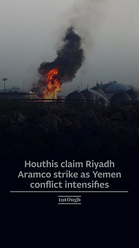 🇾🇪🇸🇦Yemen’s Houthi movement has claimed responsibility for a missile and drone attack targeting an Aramco facility in Riyadh,...