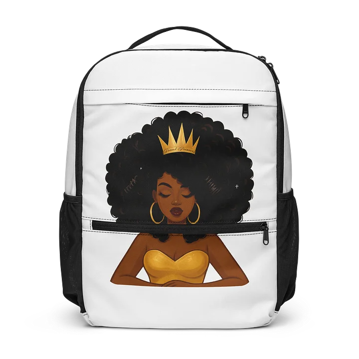Poised Princess Regal Afro Queen All-Over Print Utility Backpack product image (1)