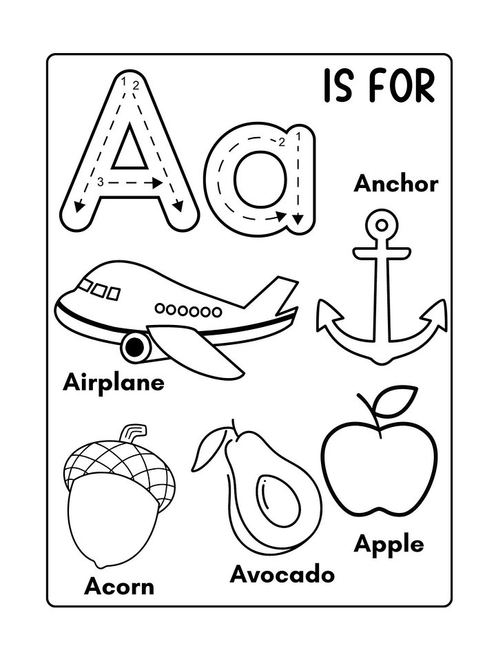Alphabet Coloring Book product image (2)