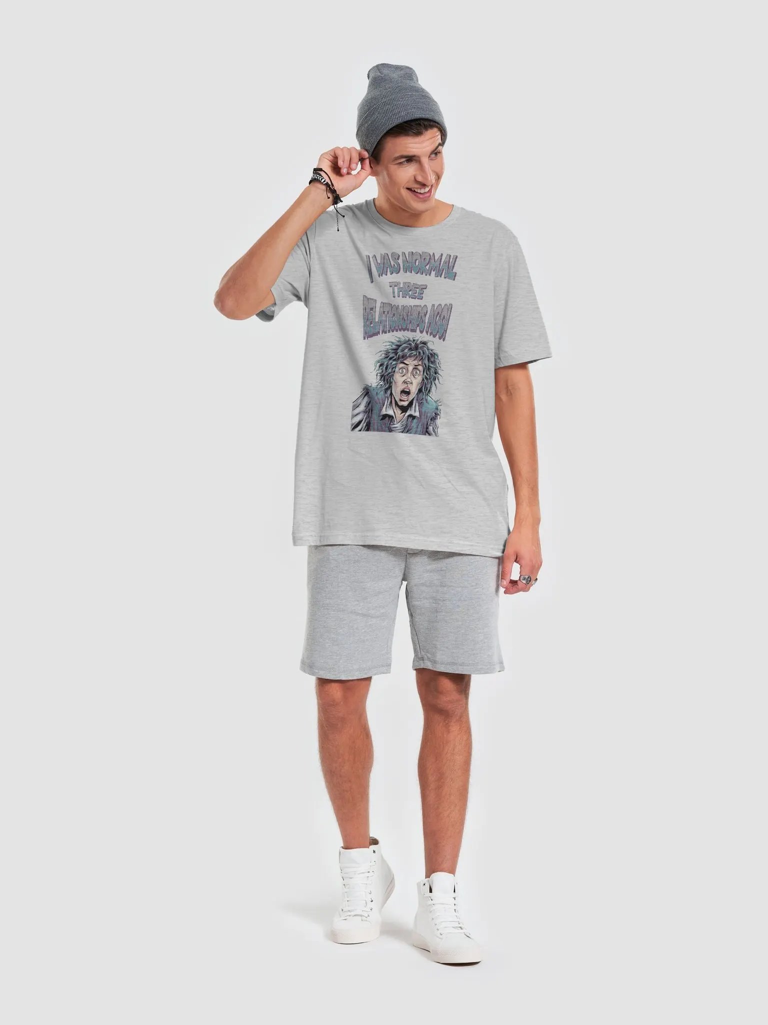 I Was Normal Three Relationships Ago! Funny T-shirt product image (35)