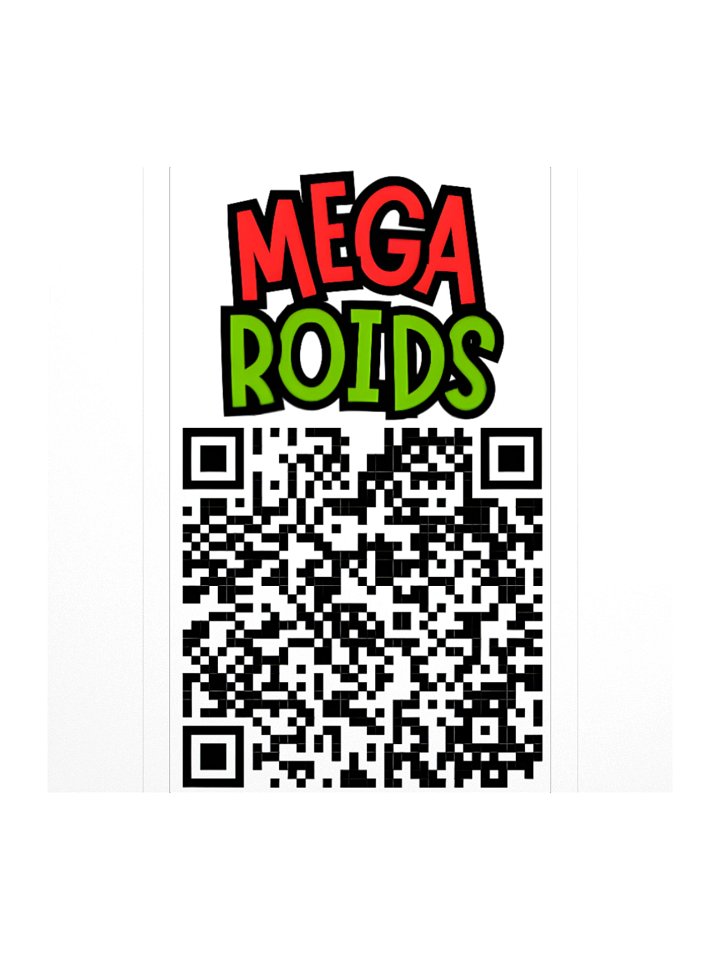 Mega Roids Advert Sticker product image (1)