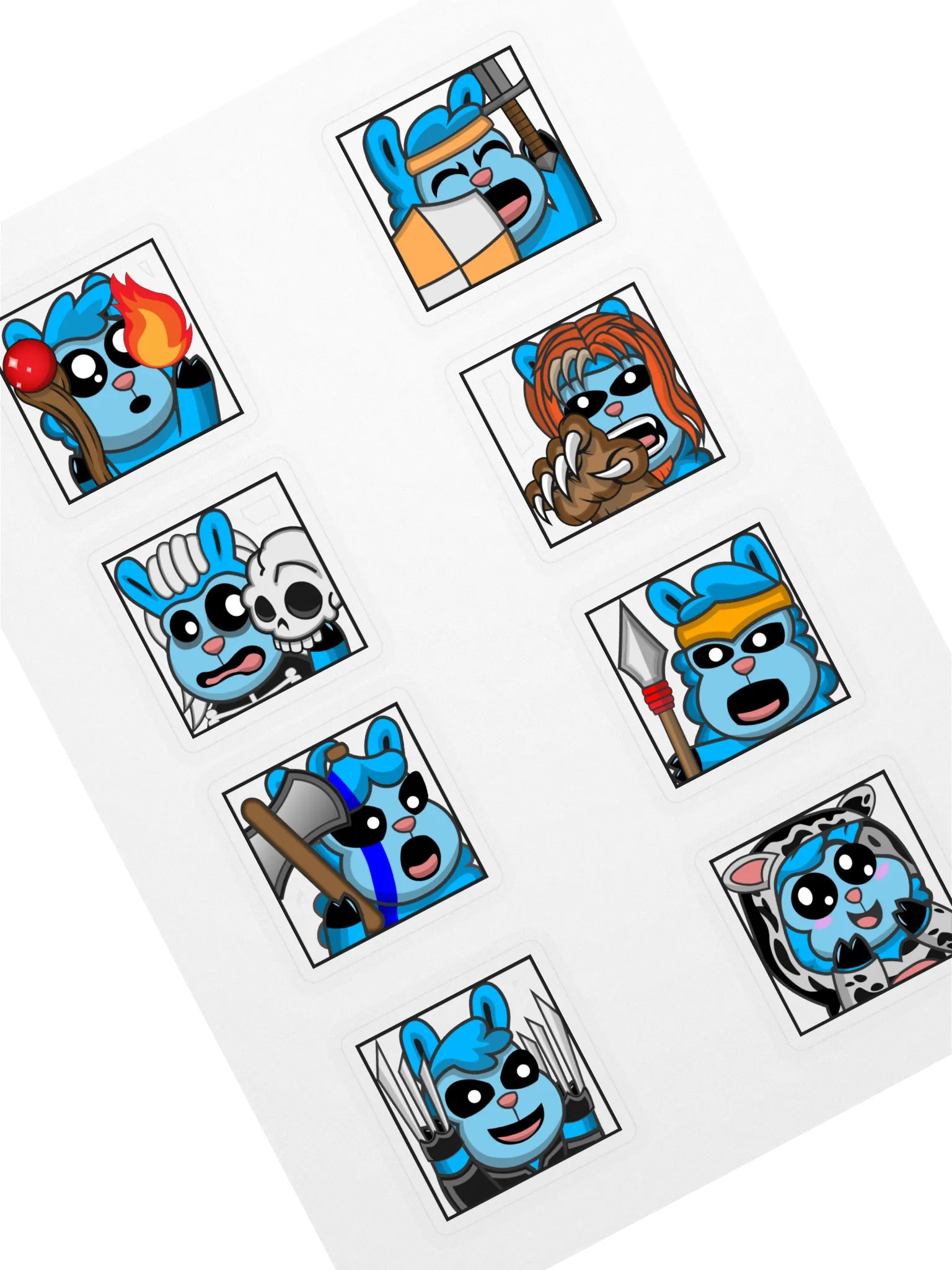MrLlamaSC Sticker Sheet product image (1)