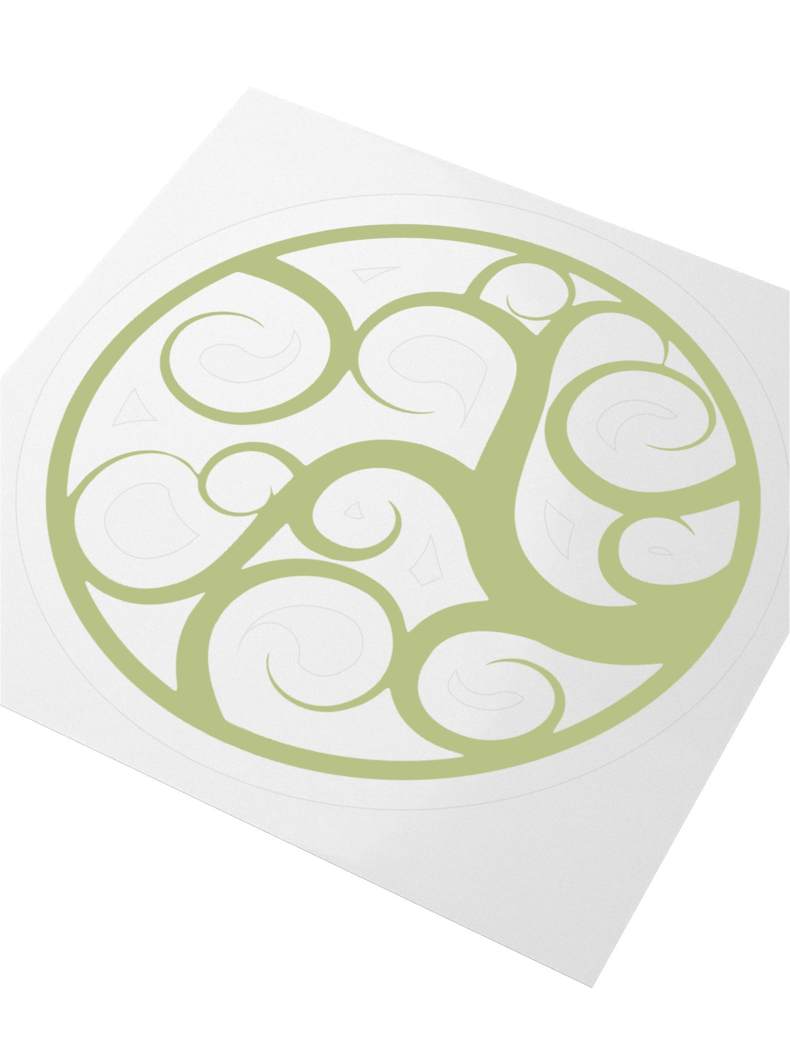 Swirly Tree Logo Sticker product image (3)