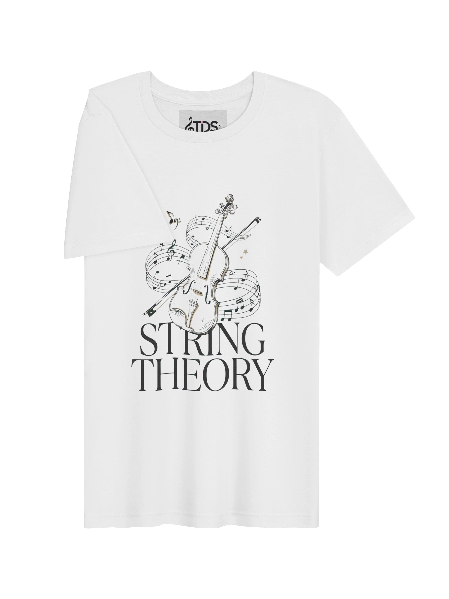 Enchanting Violin Sparkle Graphic Tee product image (13)