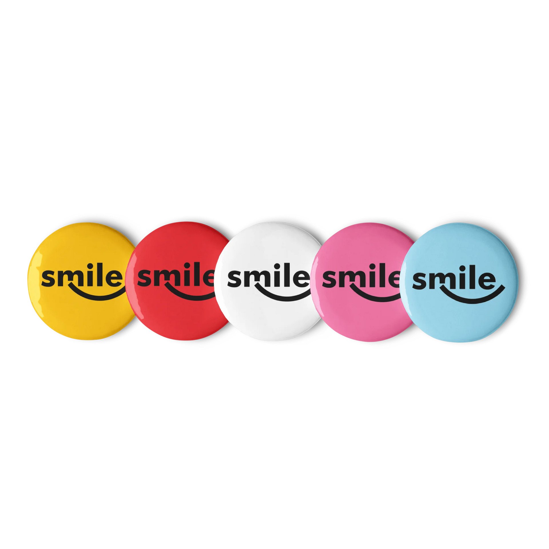 "Smile" Button Pin Set product image (2)