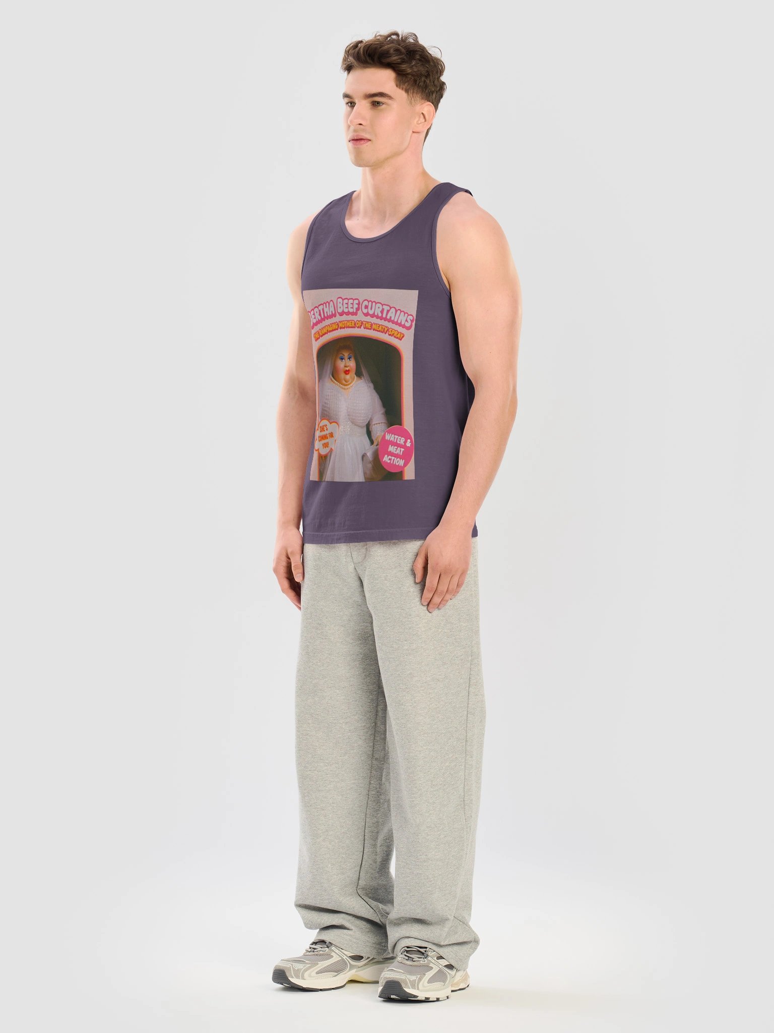 666 Toys | The OG Bertha Beef Curtains | Comfort Colors Unisex Garment-Dyed Tank Top product image (3)