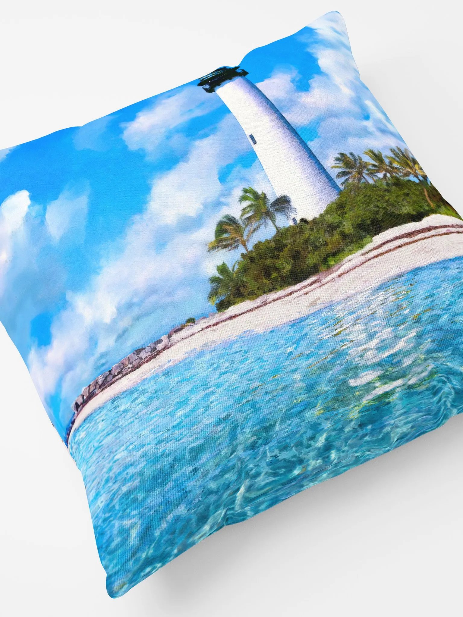 Cape Florida Lighthouse Throw Pillow product image (5)