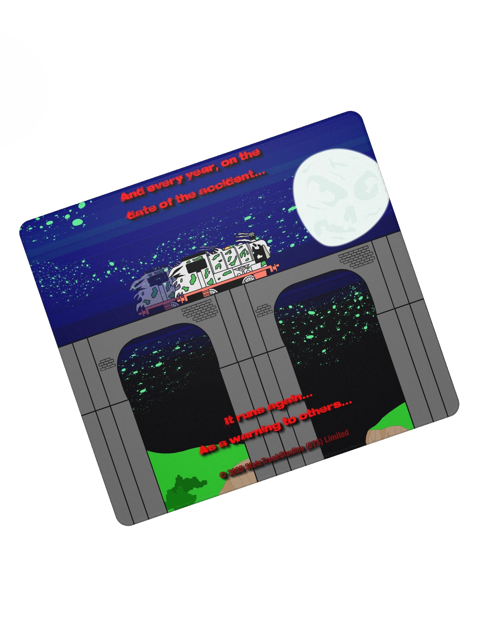 Ghostly Trick Mouse Mat product image (7)