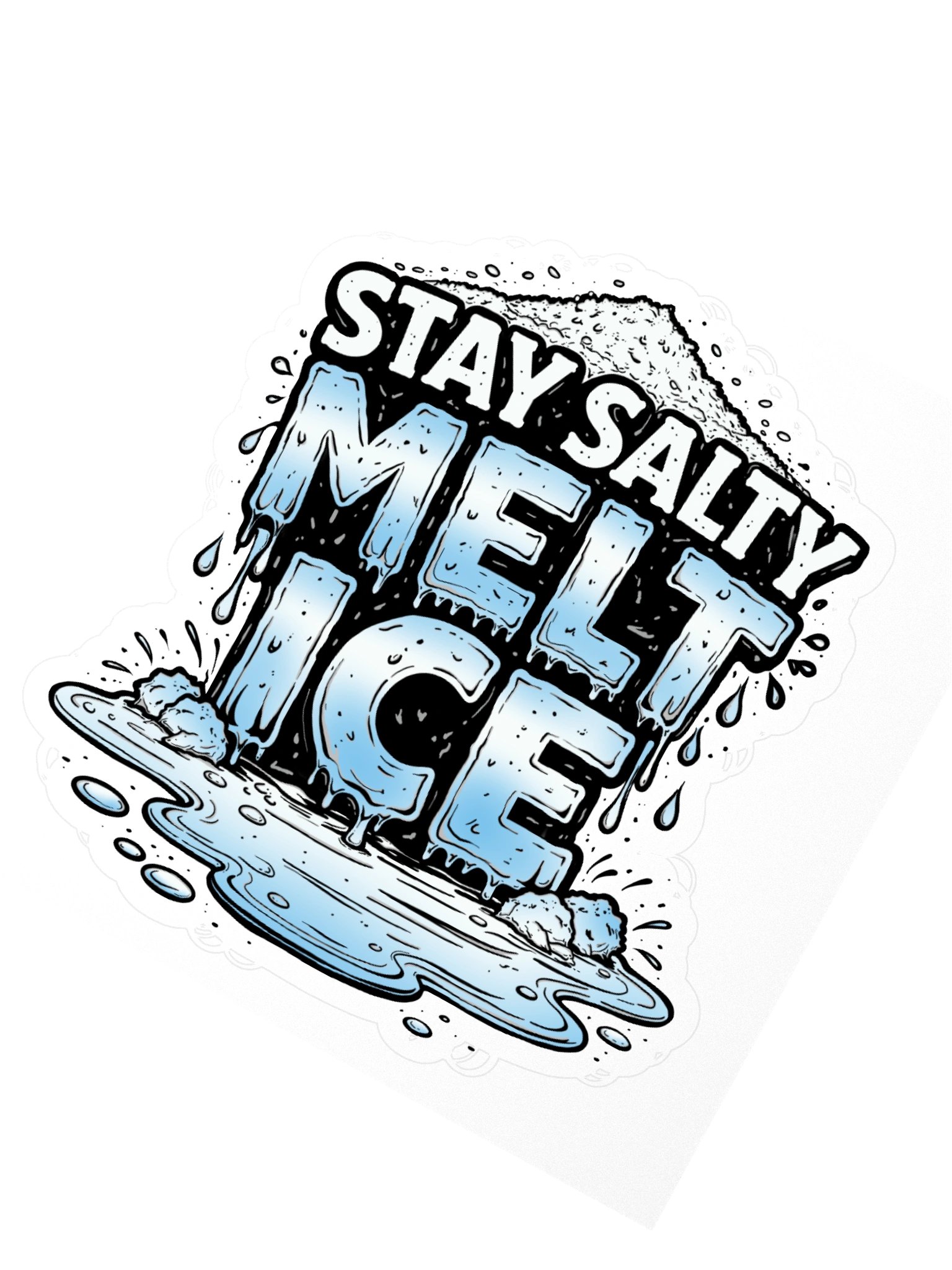 Stay Salty Melt ICE Kiss Cutt Sticker product image (2)