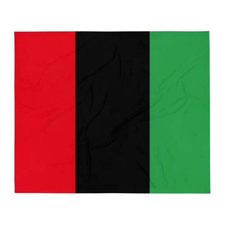 Red Black Green Patterned Blanket product image (2)