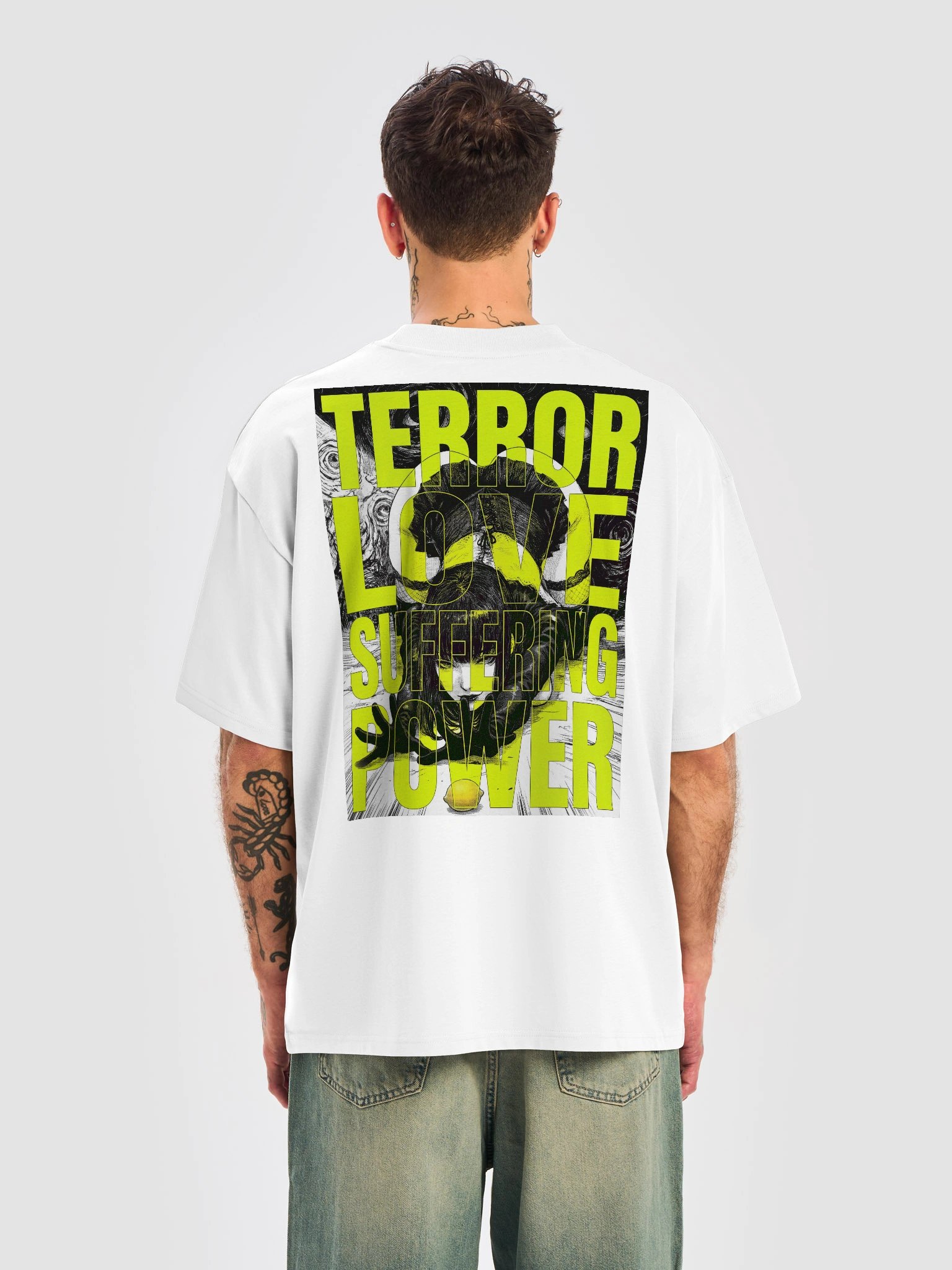 TERROR & LOVE LEMON Organic Oversized Light T-Shirt product image (3)