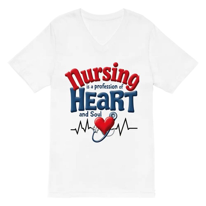 Heart and Soul Nursing V-Neck Tee product image (2)