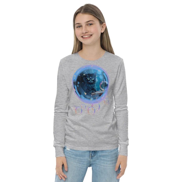 Bubble Cat Youth Long Sleeve T-Shirt product image (22)