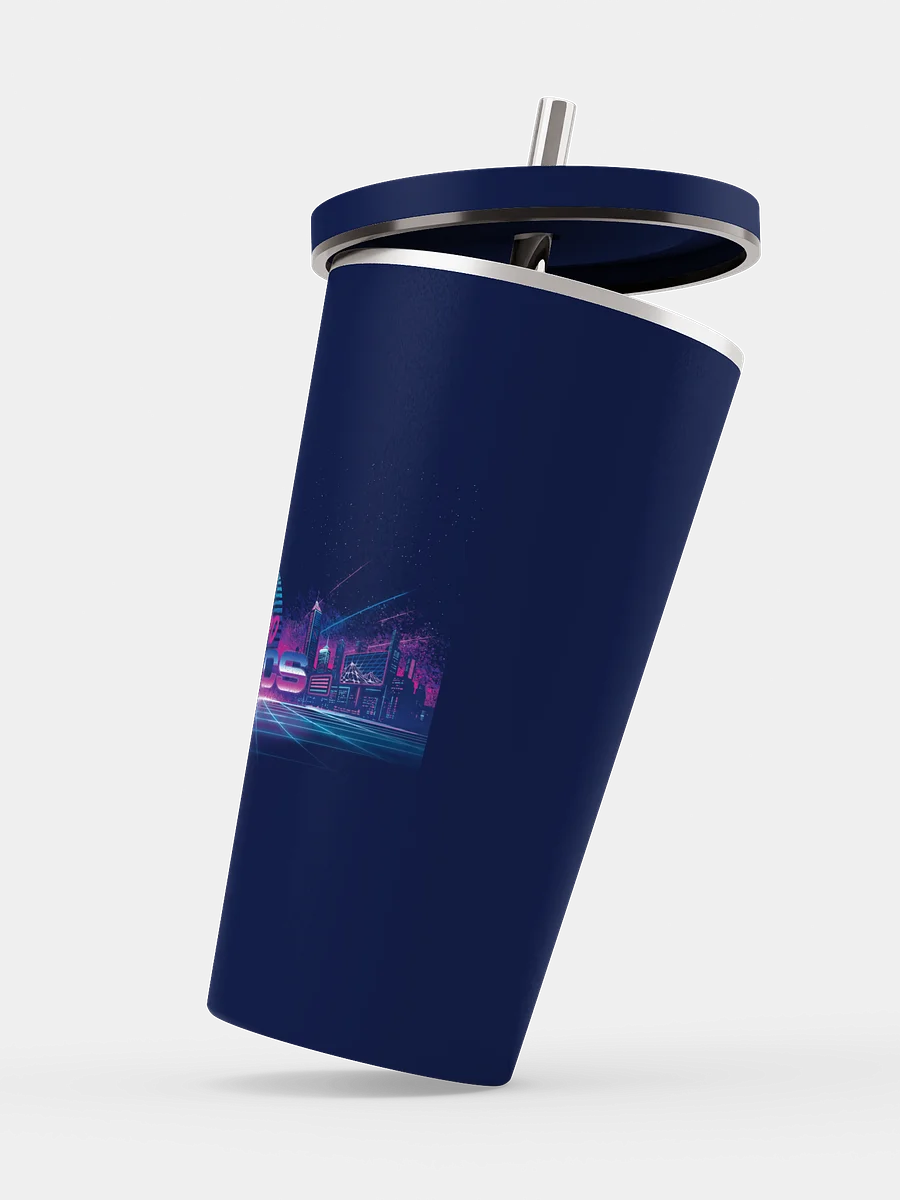 RETRO SPECS: Insulated Tumbler with a Straw product image (3)