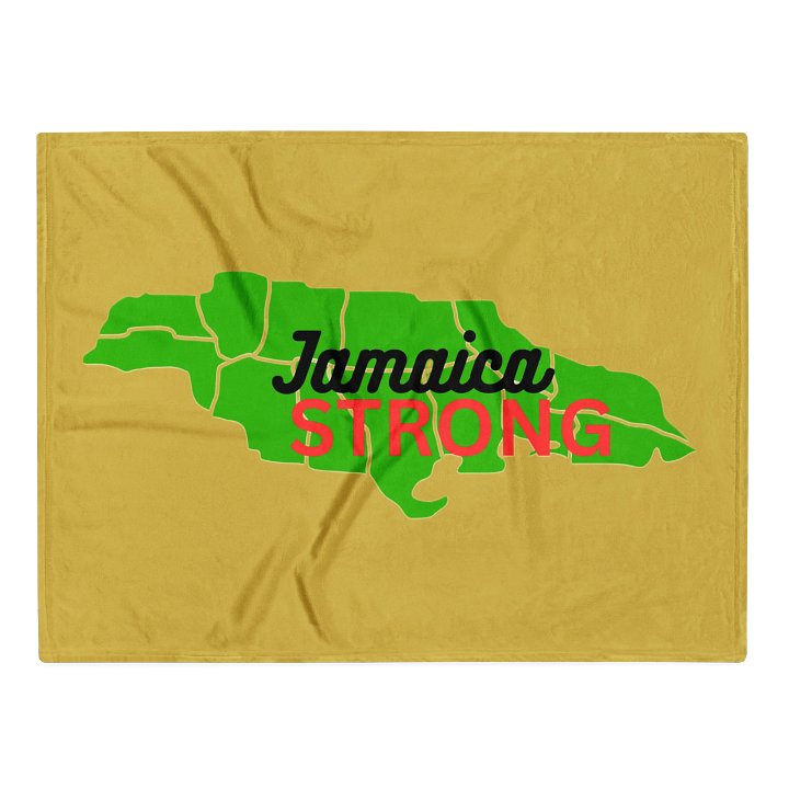 Jamaica STRONG Throw Blanket product image (1)