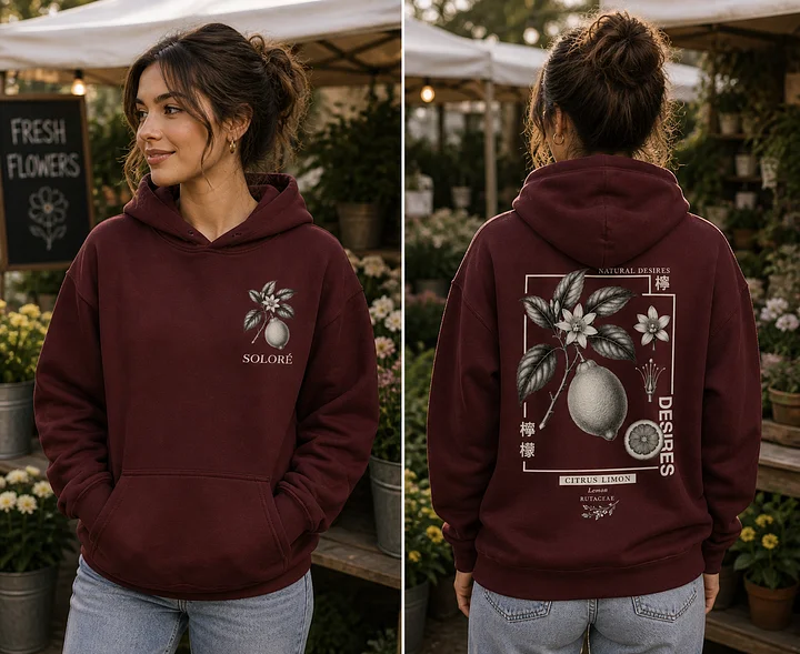 Shadow Botanicals - Lemon Hoodie