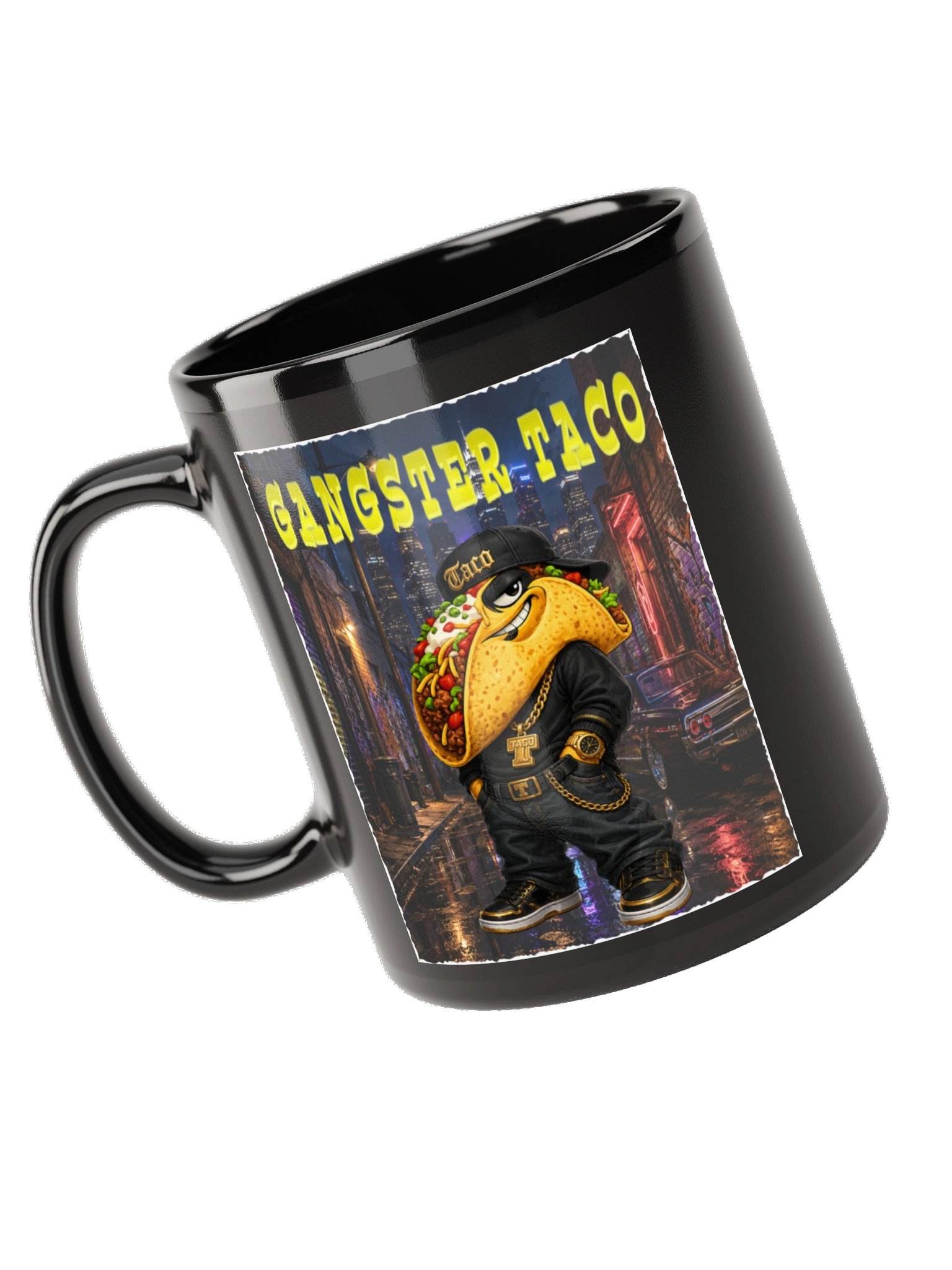 Gangster Taco Black Mug - The Taco Family product image (9)