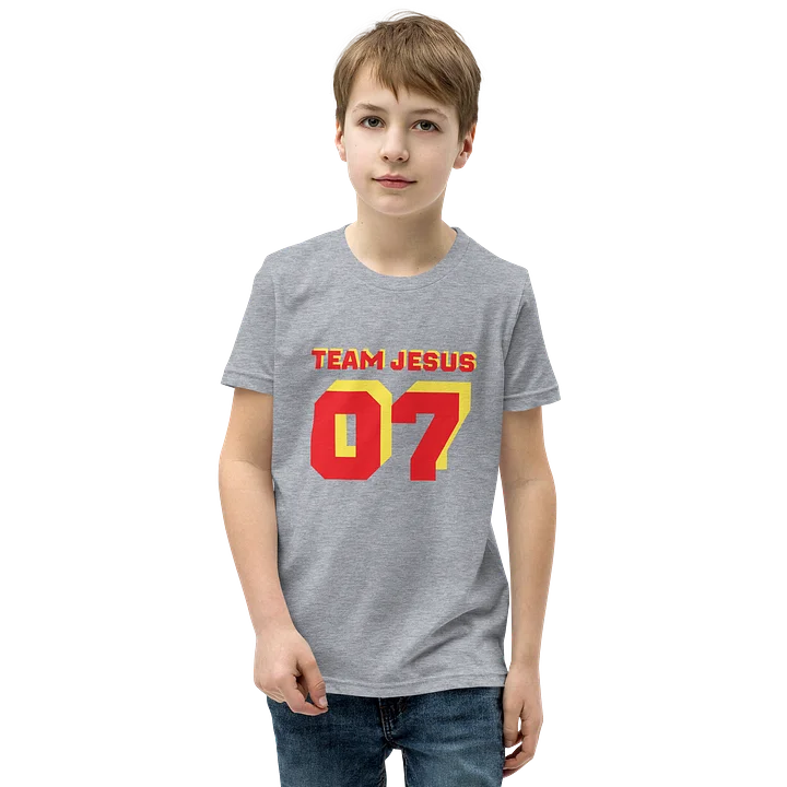 Team Jesus 07 Youth Tee – Sporty Faith Edition product image (7)