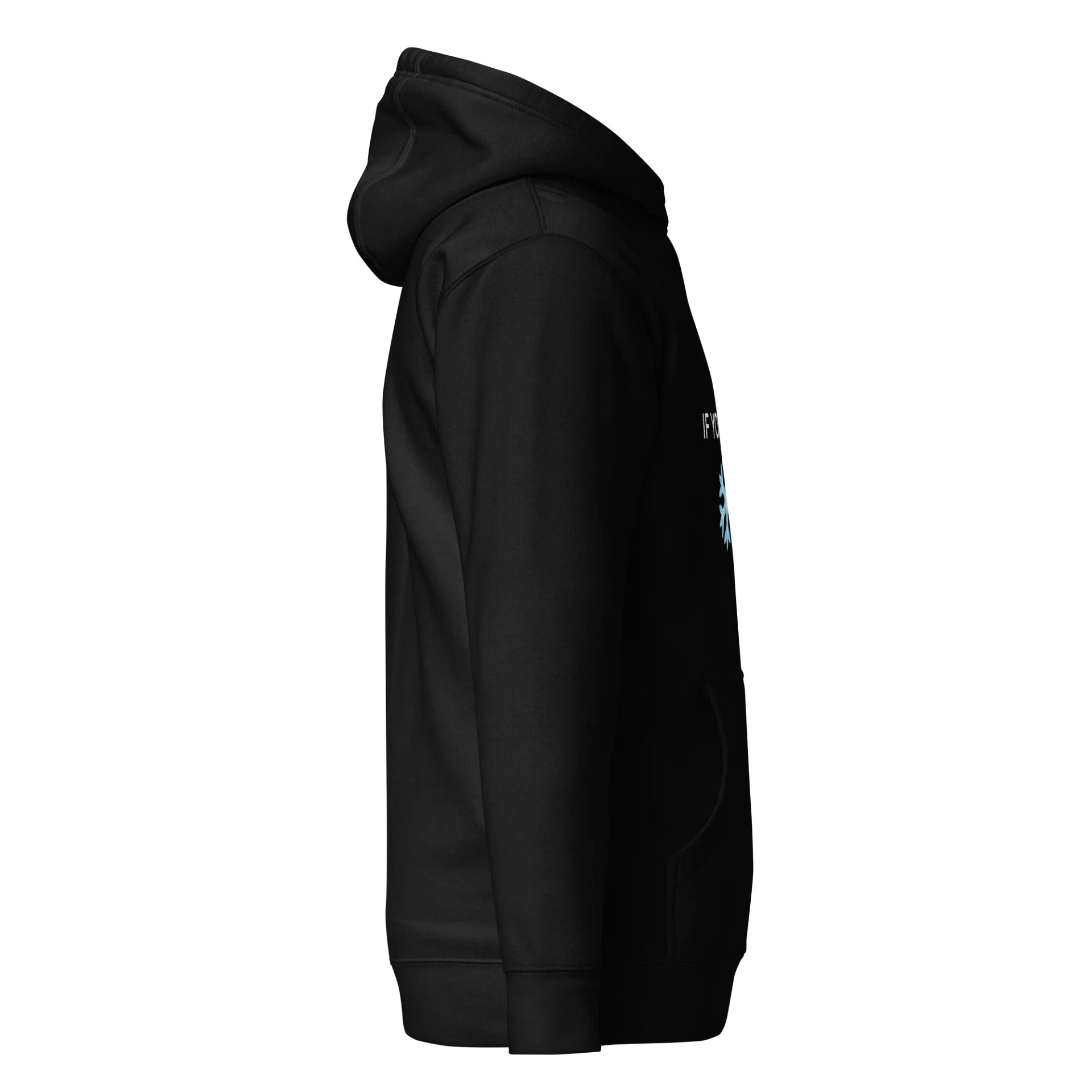 Heart if you Love Snow Unisex Hoodie product image (12)
