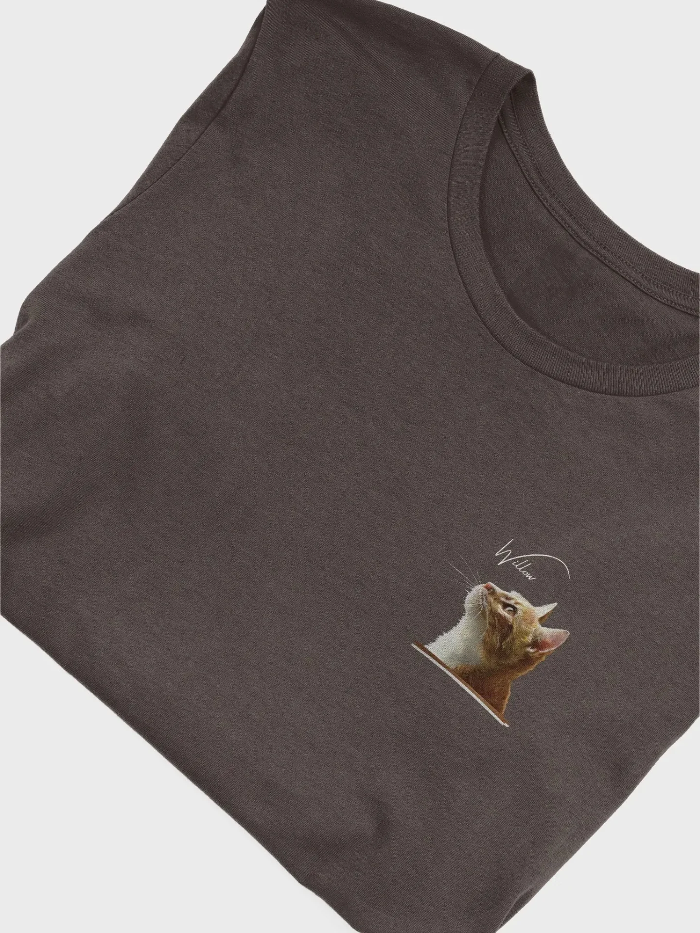 Custom Minimalist Left Chest Oil Painting Pet Portrait T-Shirt product image (6)