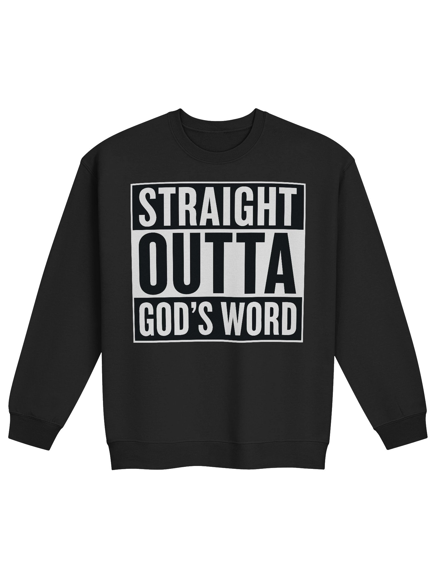 Straight Outta God's Word Classic Crewneck Sweatshirt product image (1)