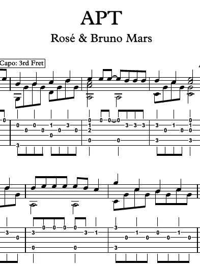 APT by ROSÉ & Bruno Mars product image (2)