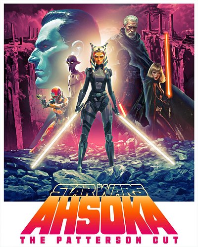 I’ve been working on a retro poster for my Ahsoka movie. It’s inspired by some of the first Star Wars posters in 1977 (the la...