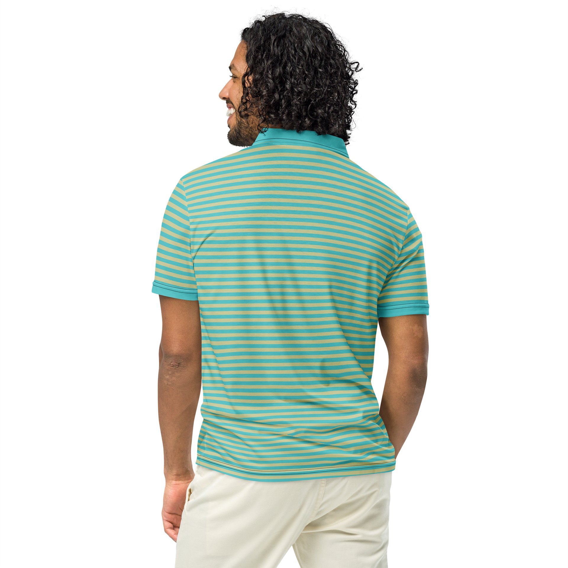 Green Stripped Polo product image (5)