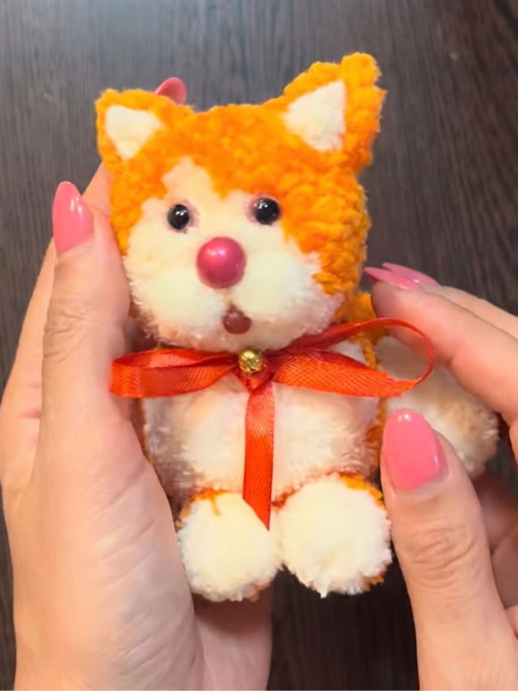 Pom Pom Fox Tutorial PDF: Easy Yarn Craft Guide + Video Tutorial Link (Digital Download) product image (2)