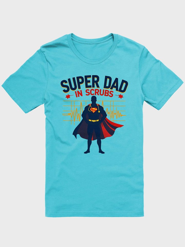 Super Dad in Scrubs Silhouette T-Shirt product image (51)