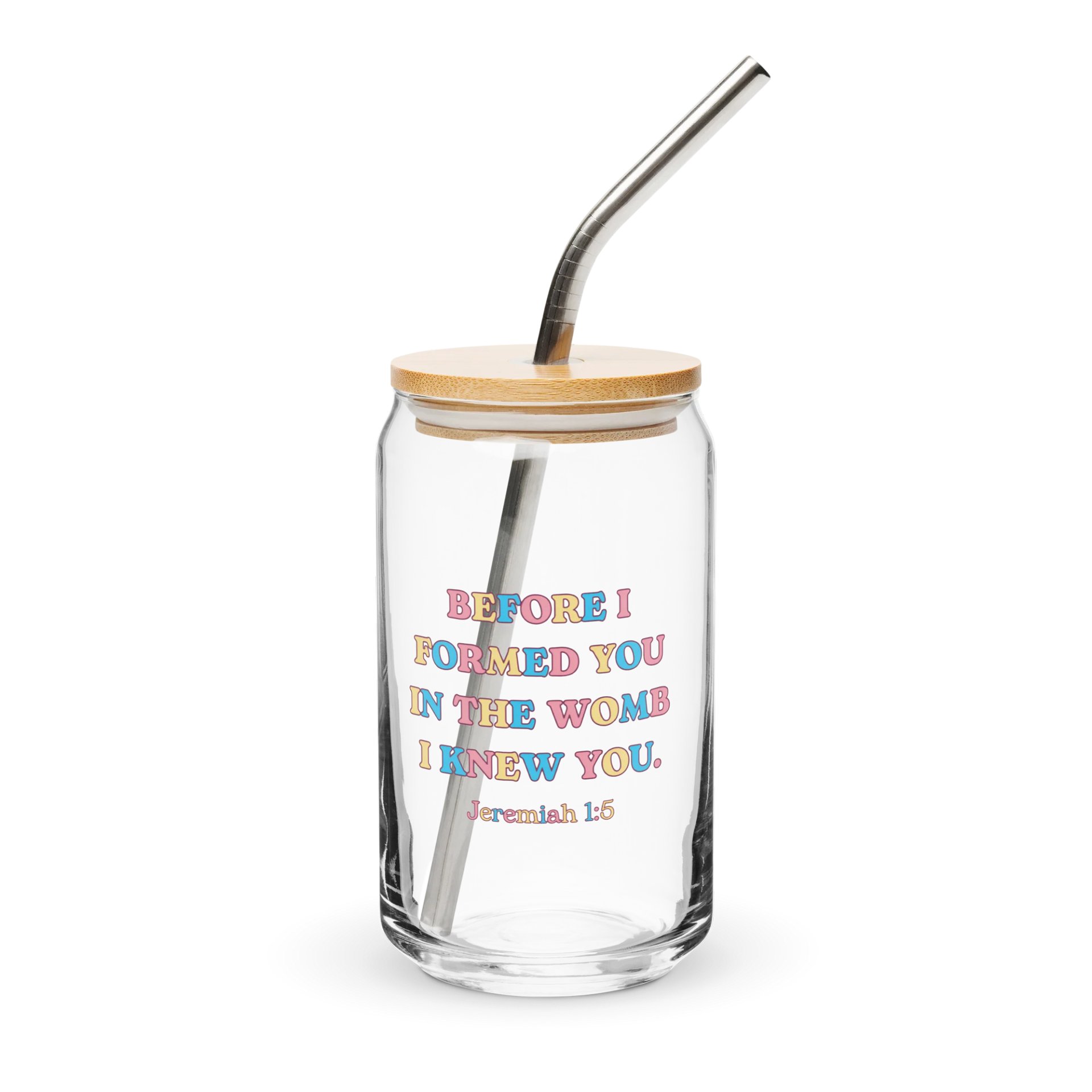 Jeremiah 1:5 Sipper Glass product image (1)