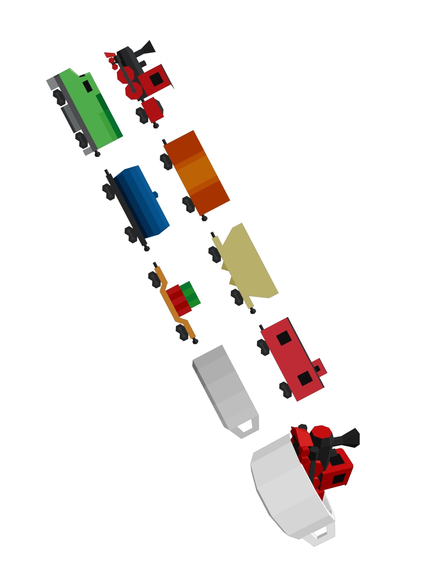Trains in a Cup! Sticker Sheet product image (2)