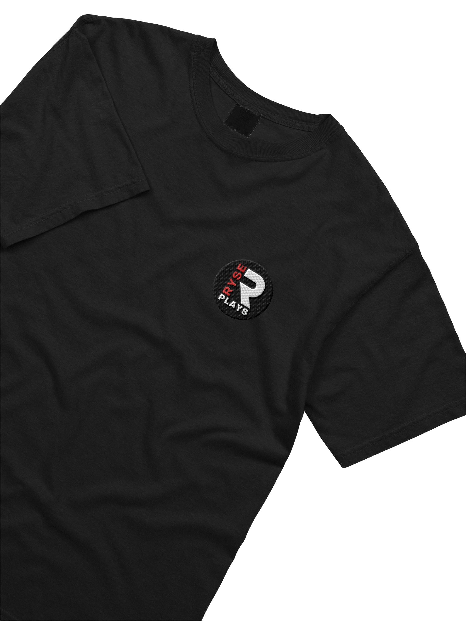 Ryse Plays: Men's T-Shirt Embroided (White & Red Logo) product image (5)