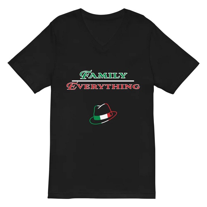 Loyalty Runs Deep V-Neck Tee | Family Over Everything Collection product image (2)