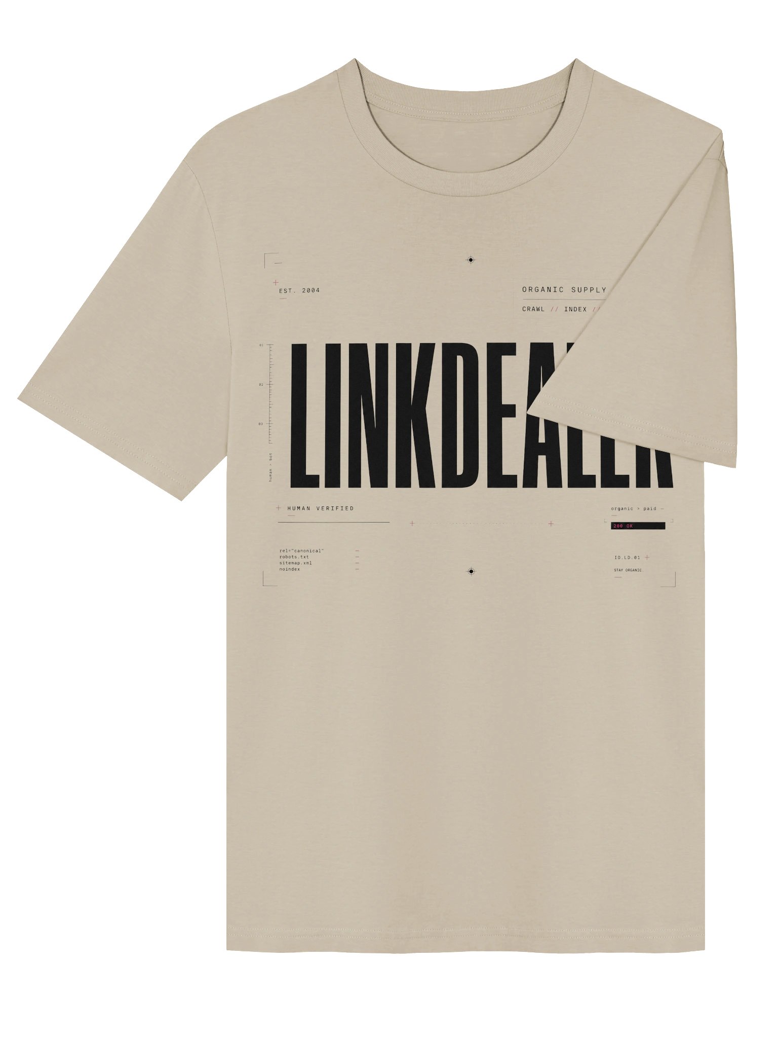 "LINKDEALER" Tee – Funny SEO Shirt | Organic Supply, Human Verified product image (5)