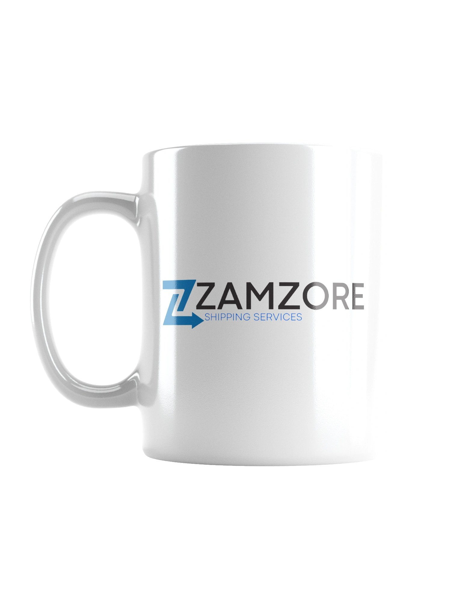 Zamzore (shipping) | White Glossy Mug | Right handed product image (1)