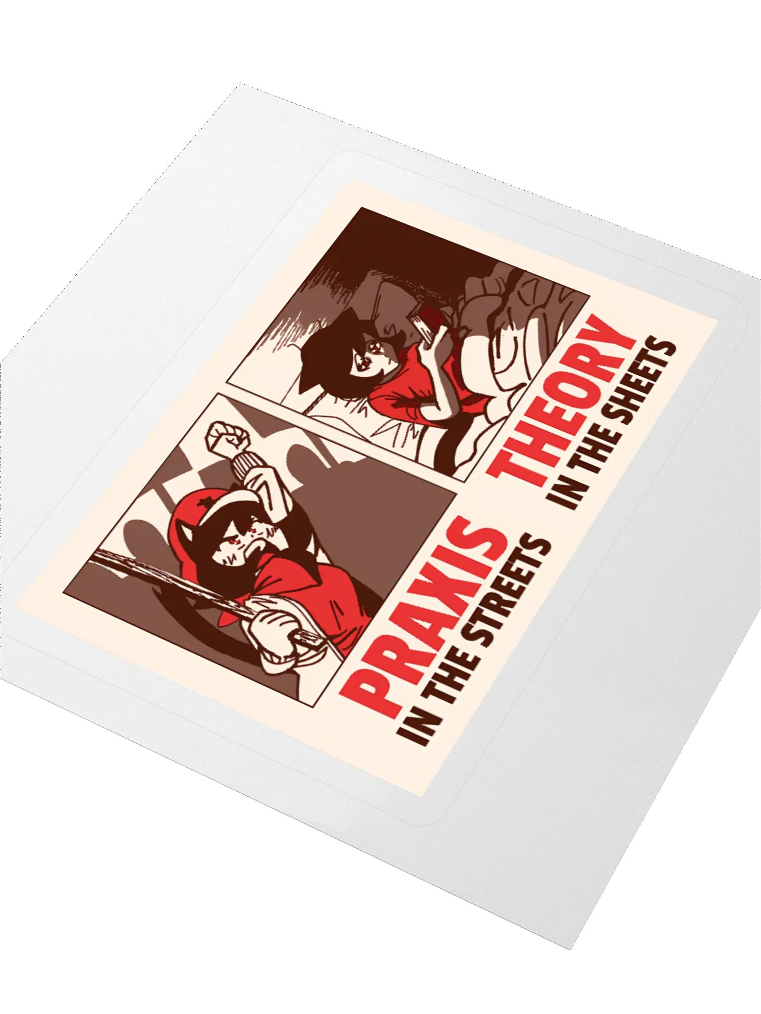 Alunya - “Praxis In The Streets, Theory In The Sheets” Sticker product image (8)