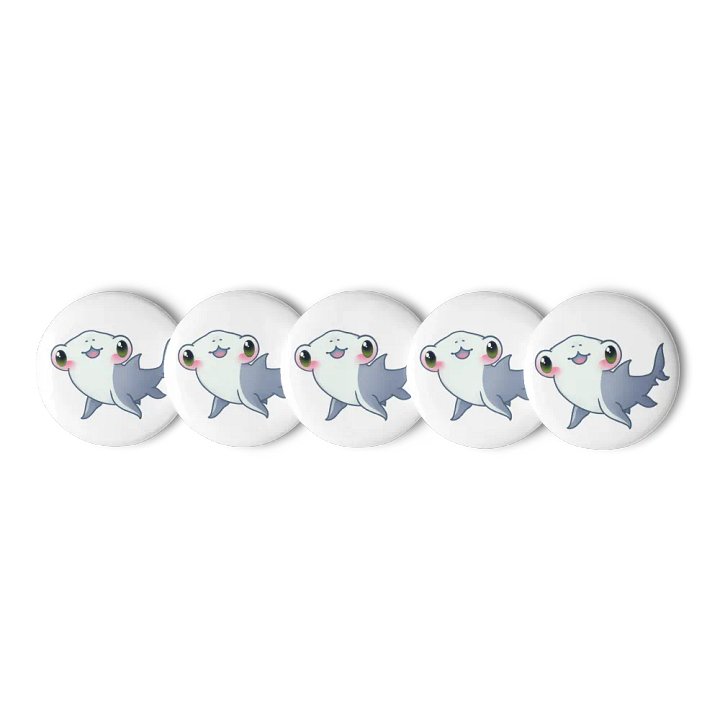 New Sharki logo pins product image (1)